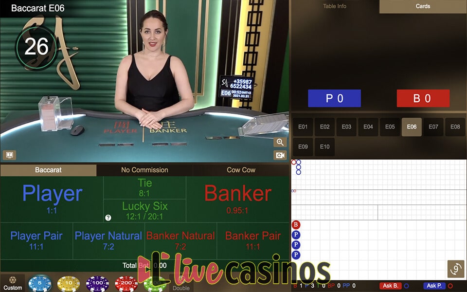 SA Gaming Baccarat Live