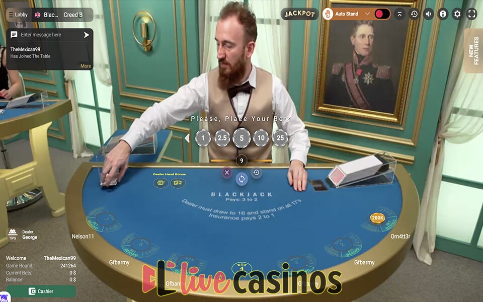 Live Blackjack (Betconstruct)