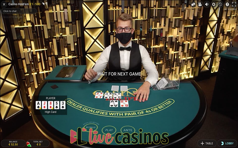 Live Casino Hold'em (Evolution)