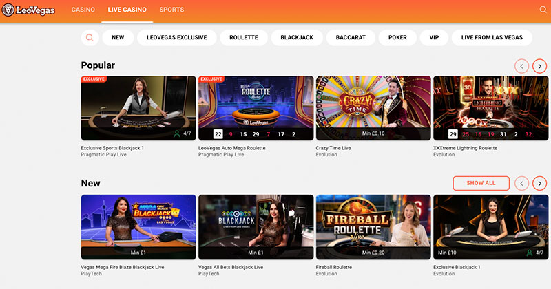 LiveCasinos