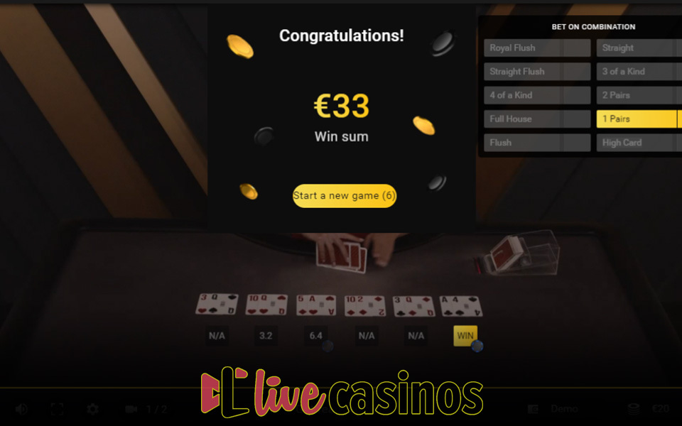 Live Bet on Poker (Atmosfera)