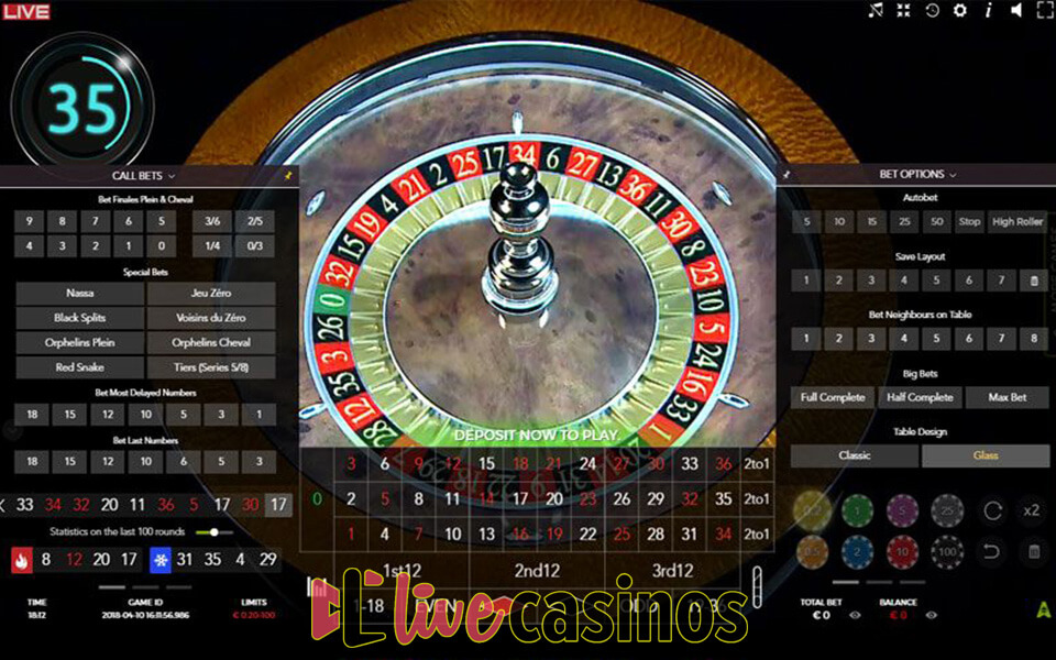 Live Auto Roulette (Authentic)