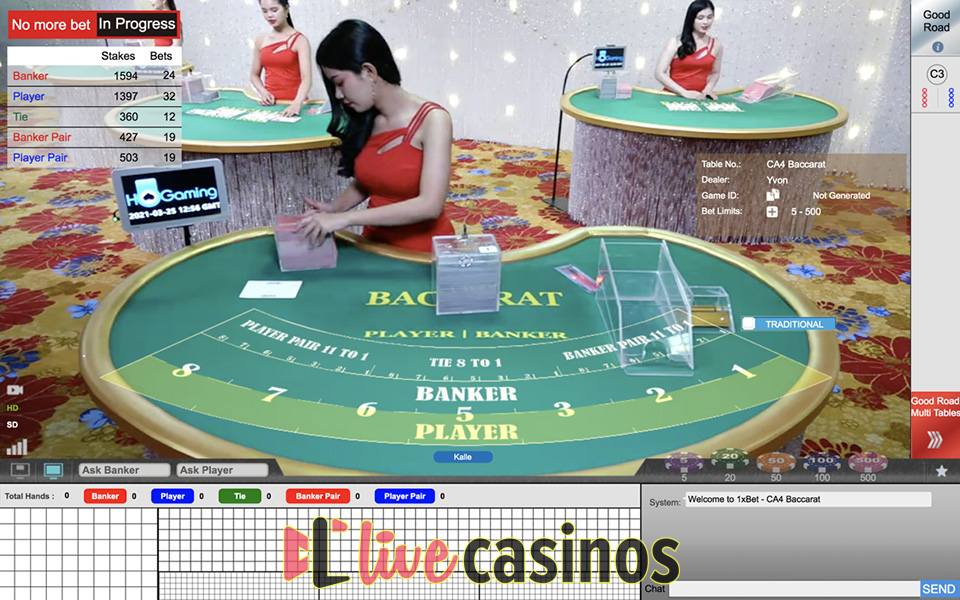 Live Baccarat Non-Commission