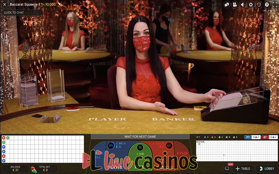 Live Baccarat Squeeze