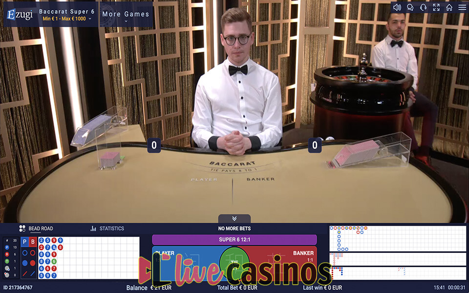 Baccarat Super 6
