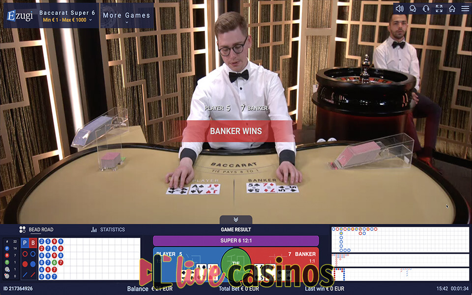 Baccarat Super 6