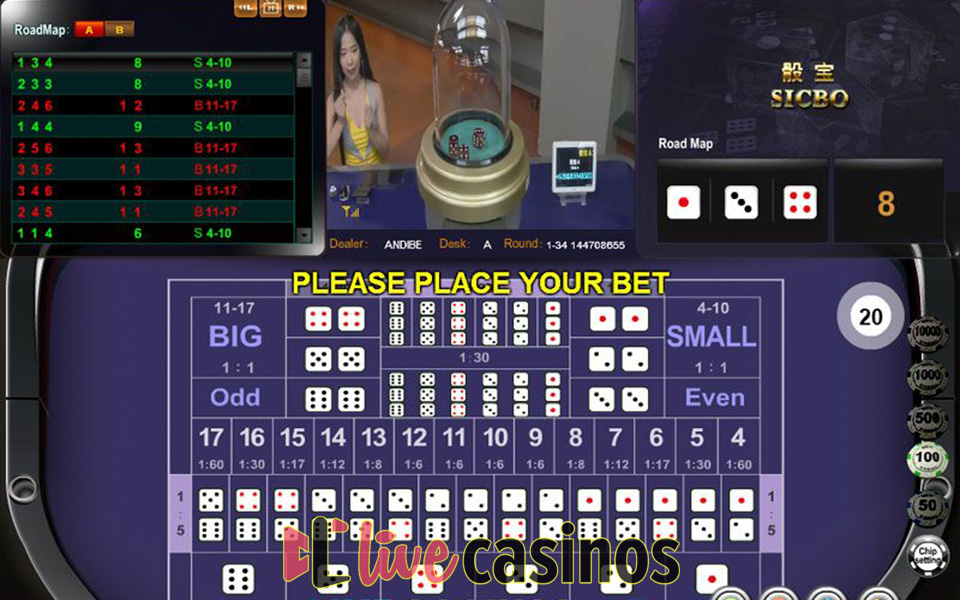 Live Sic Bo (BBin)