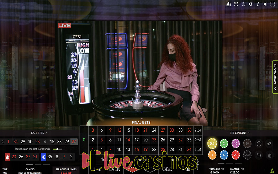 Casino Floor Studio Roulette