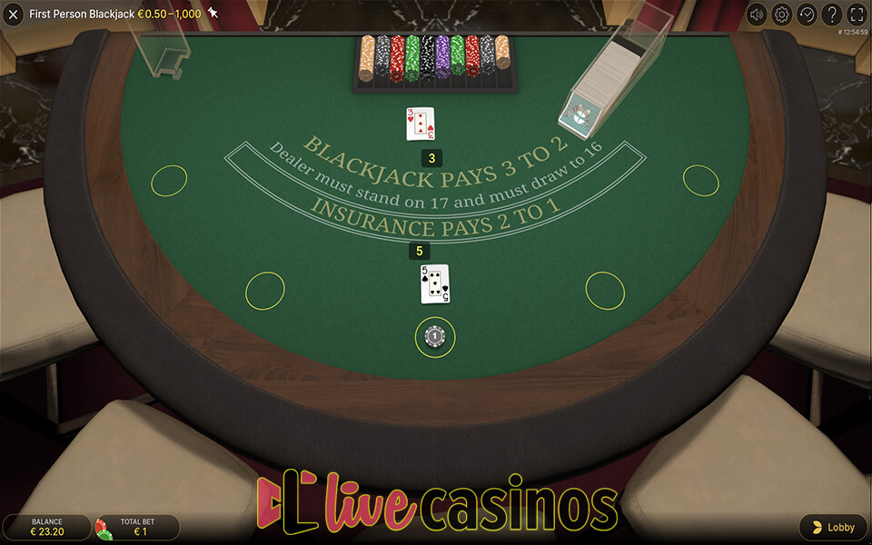 First Person Blackjack