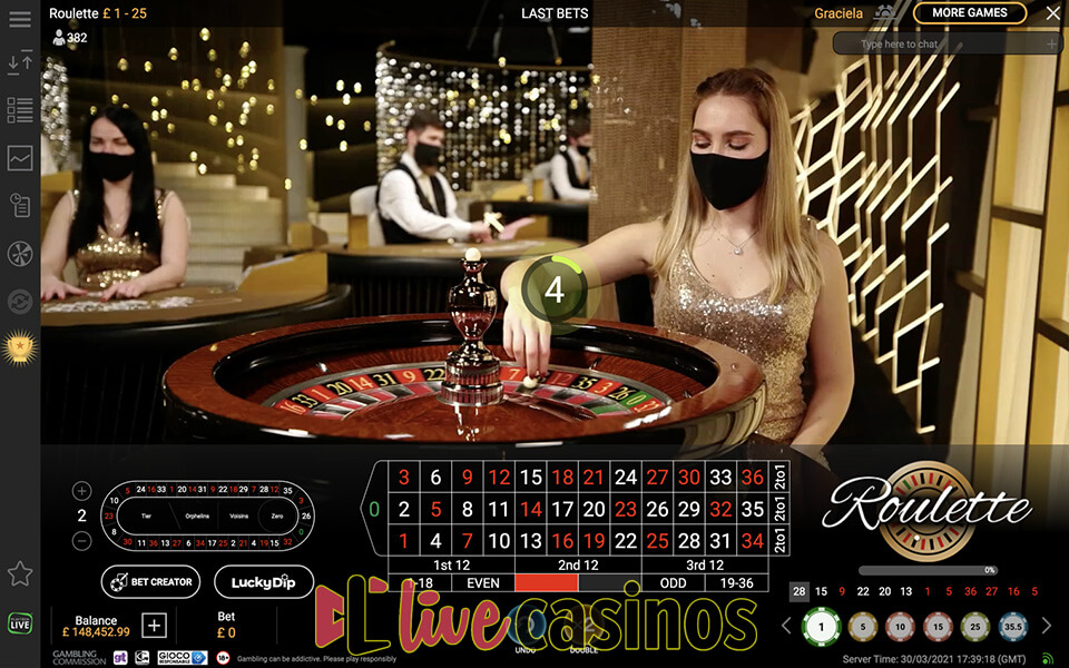 Live Grand Roulette