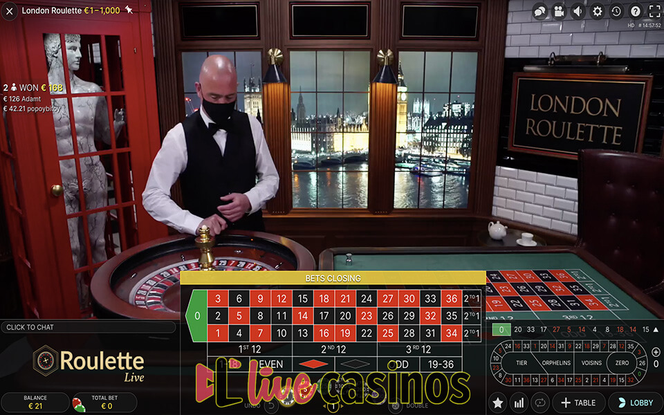 London Live Roulette
