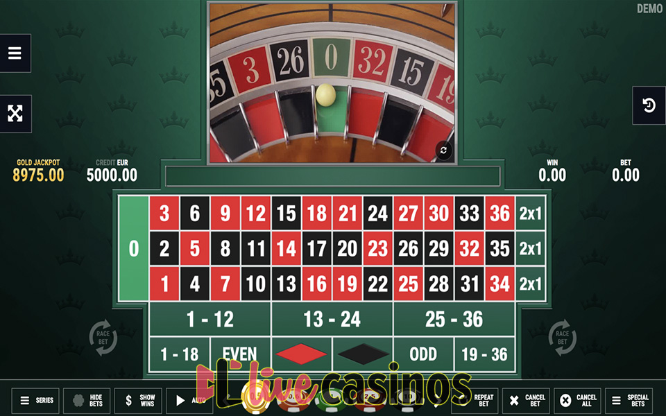 Live Lux Roulette