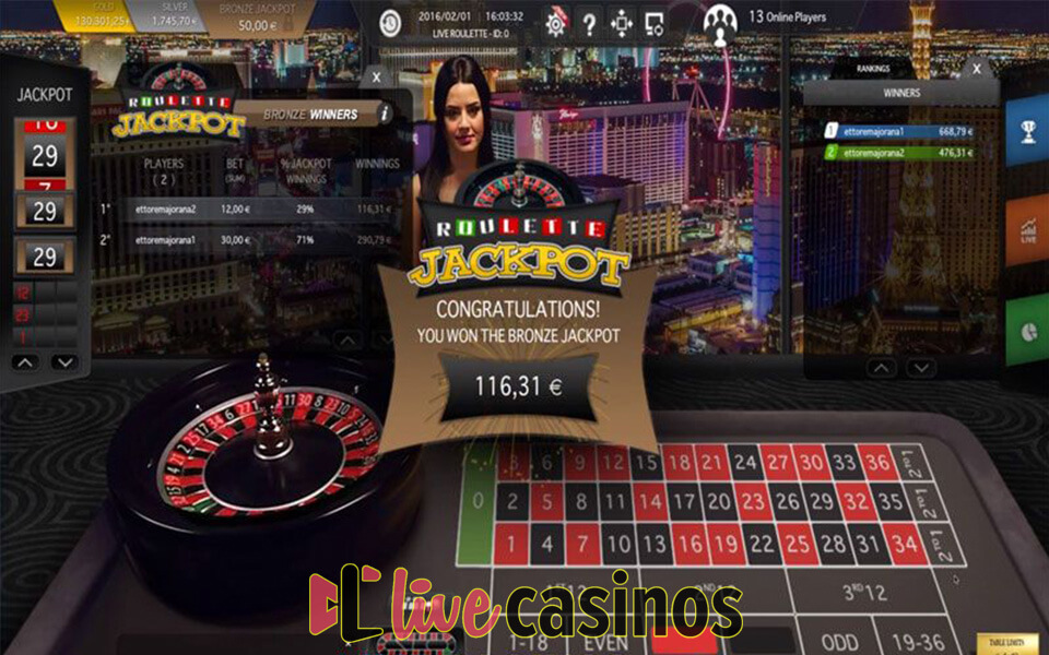 Live Jackpot Roulette (Medialive)