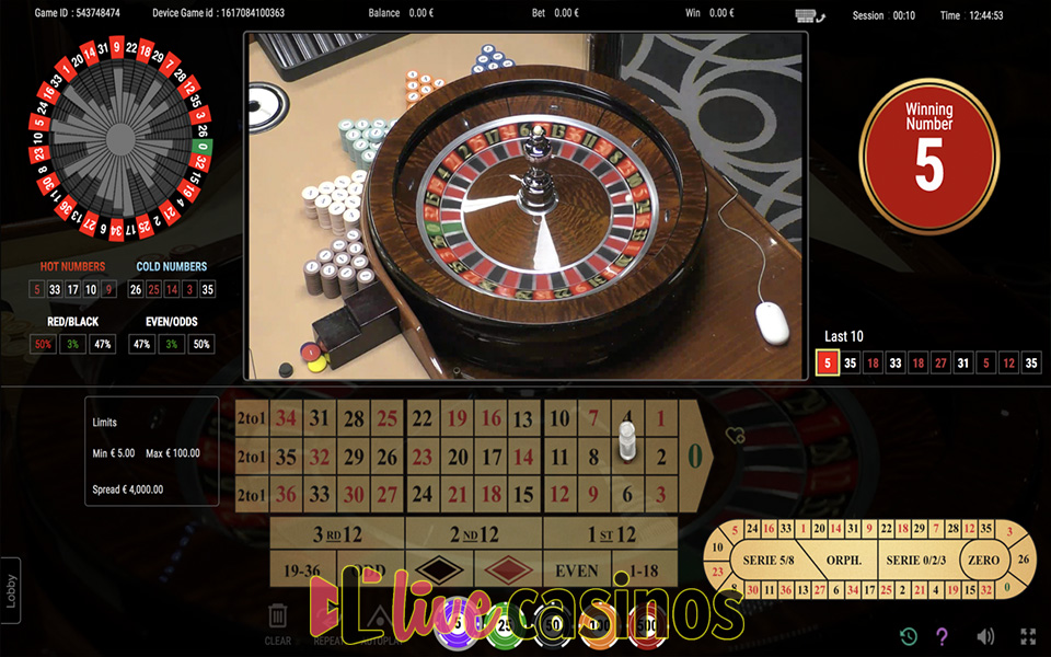 Oracle Live Roulette