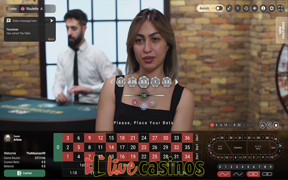 Live Roulette (Betconstruct)