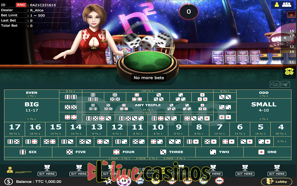 Live Sic Bo RNG Jeju