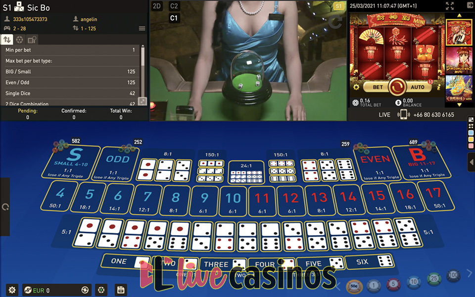 Live Super Color Sic Bo Macau