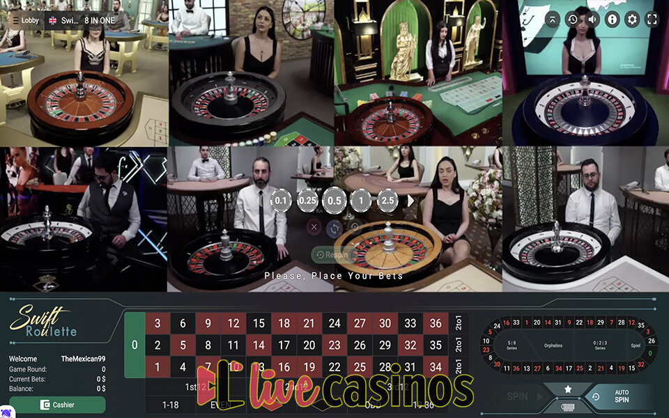 Live Swift Roulette