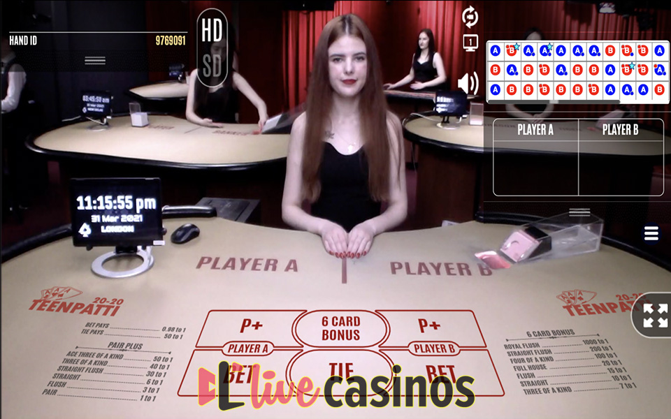 Live Teen Patti (Super Spade Games)