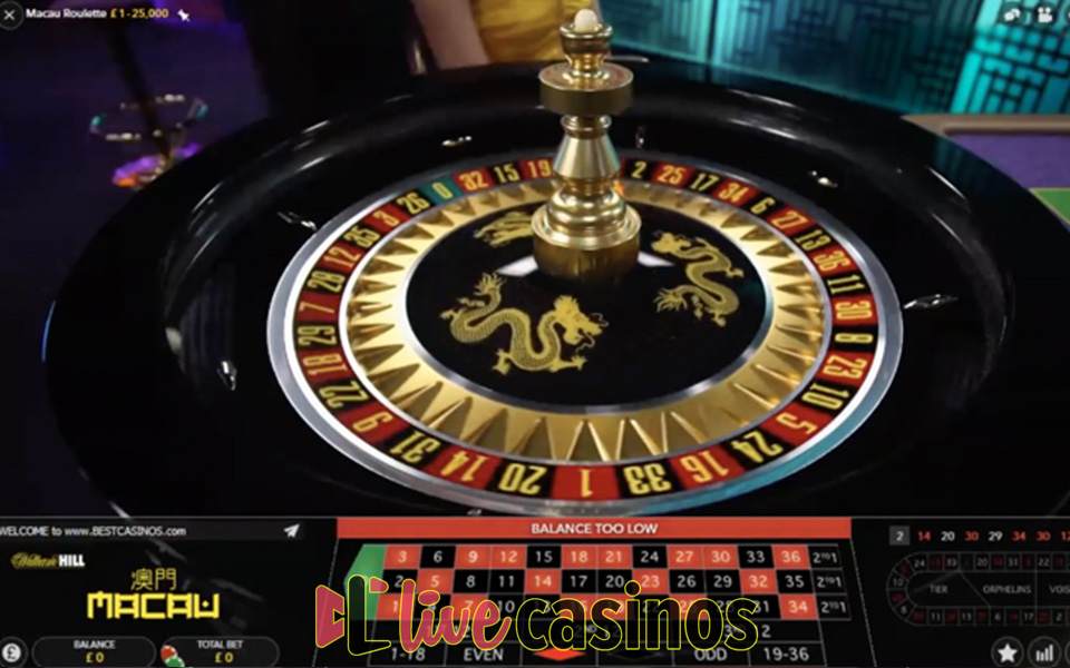 Live Macau Roulette William Hill