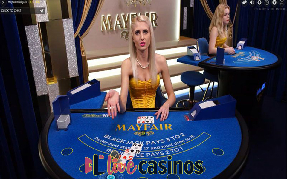 Live Mayfair Blackjack William Hill