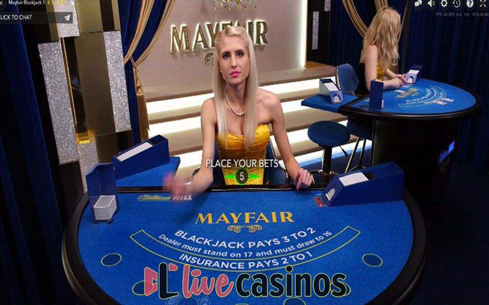 Live Mayfair Blackjack William Hill