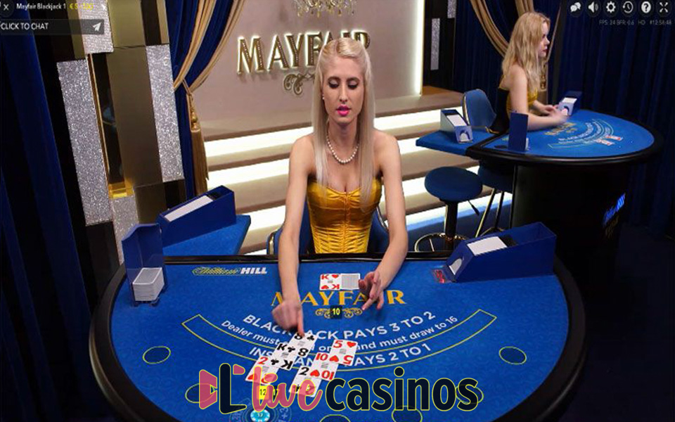 Live Mayfair Blackjack William Hill