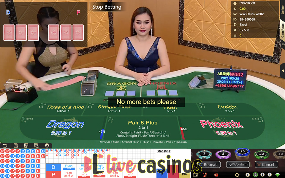 Live Win 3 Cards