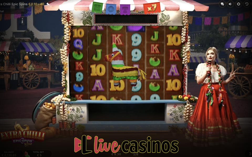 Extra Chilli Epic Spins Live Slot