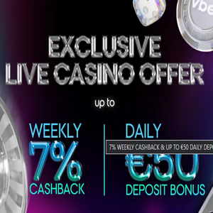 Exclusive Live Casino Bonus at Vbet!
