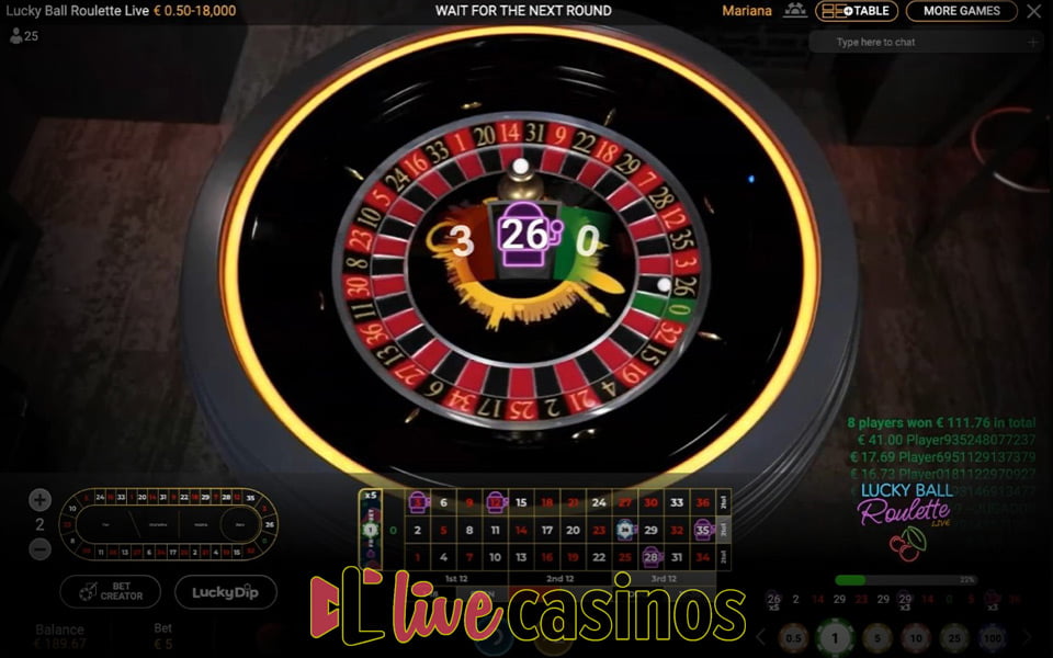 Lucky Ball Roulette - Playtech