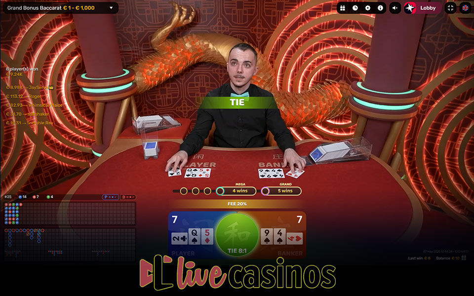 Grand Bonus Baccarat