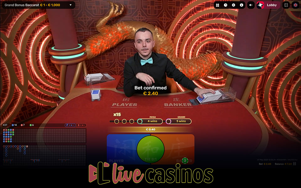 Grand Bonus Baccarat