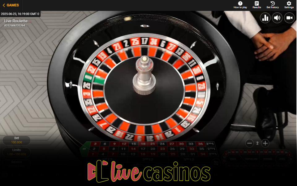 Betgames Live Roulette