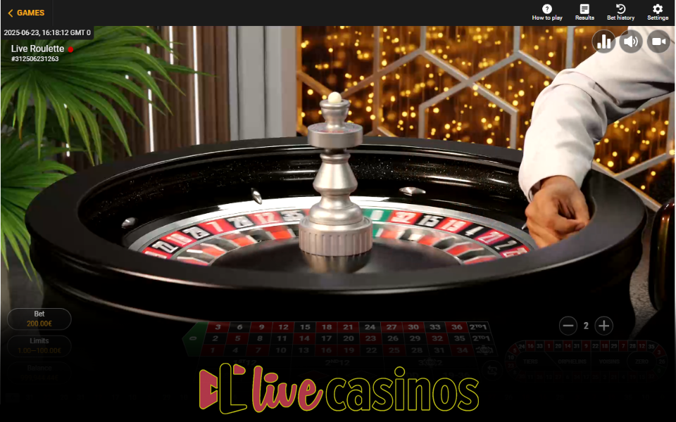 Betgames Live Roulette