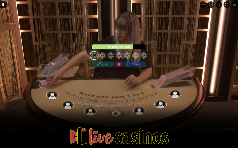VIP Blackjack Surrender