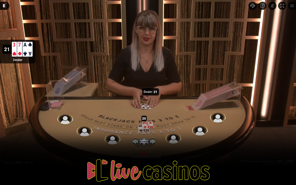 VIP Blackjack Surrender