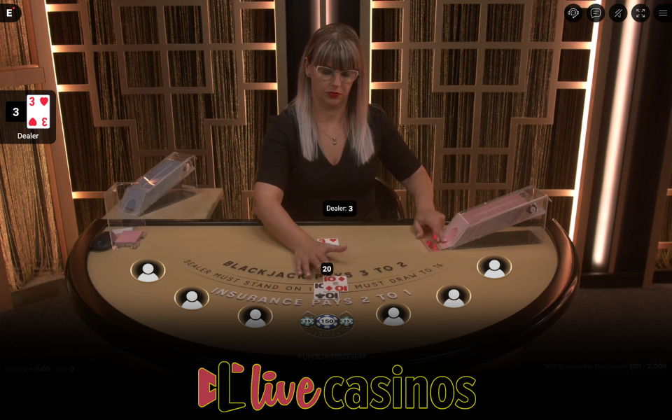 VIP Blackjack Surrender