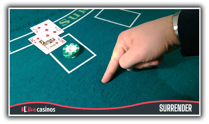 blackjack surrender signal