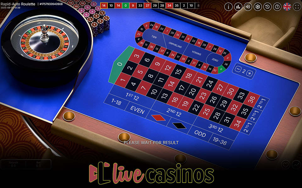 Rapid Auto Roulette by VIVO Gaming