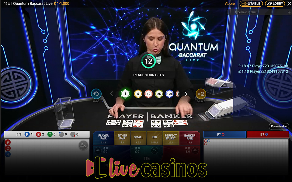 Quantum Baccarat Live