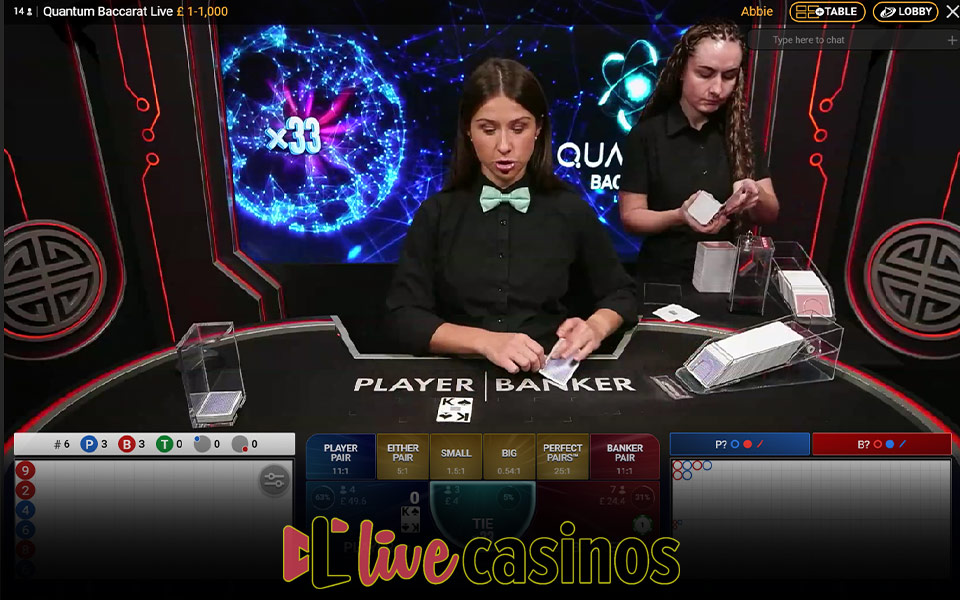 Quantum Baccarat Live