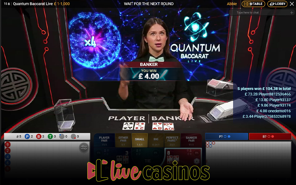 Quantum Baccarat Live