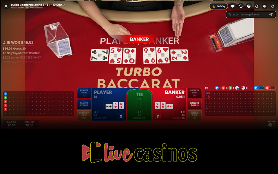 Turbo Baccarat Live