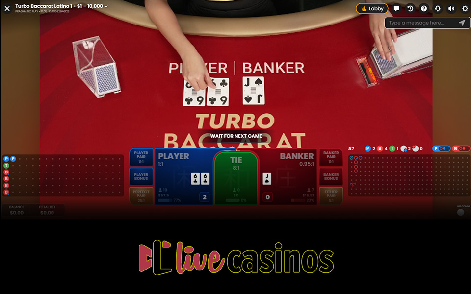 Turbo Baccarat Live