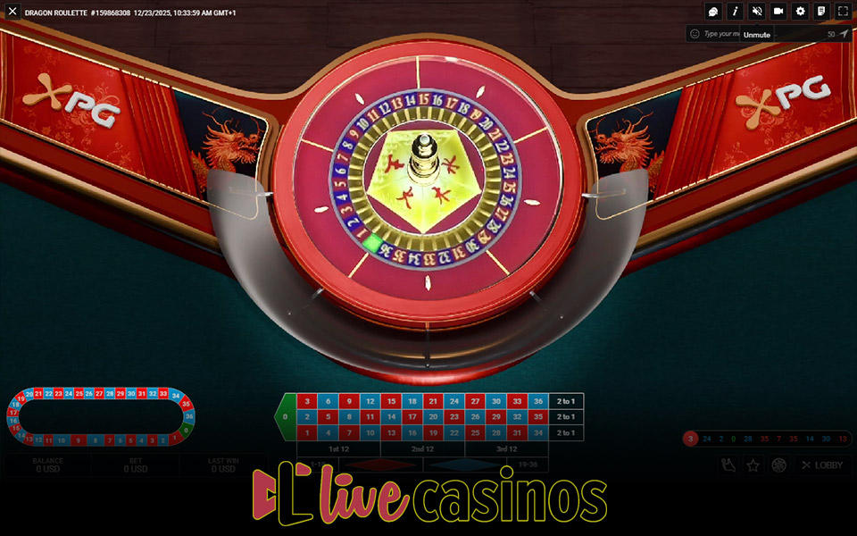 Dragon Roulette Live