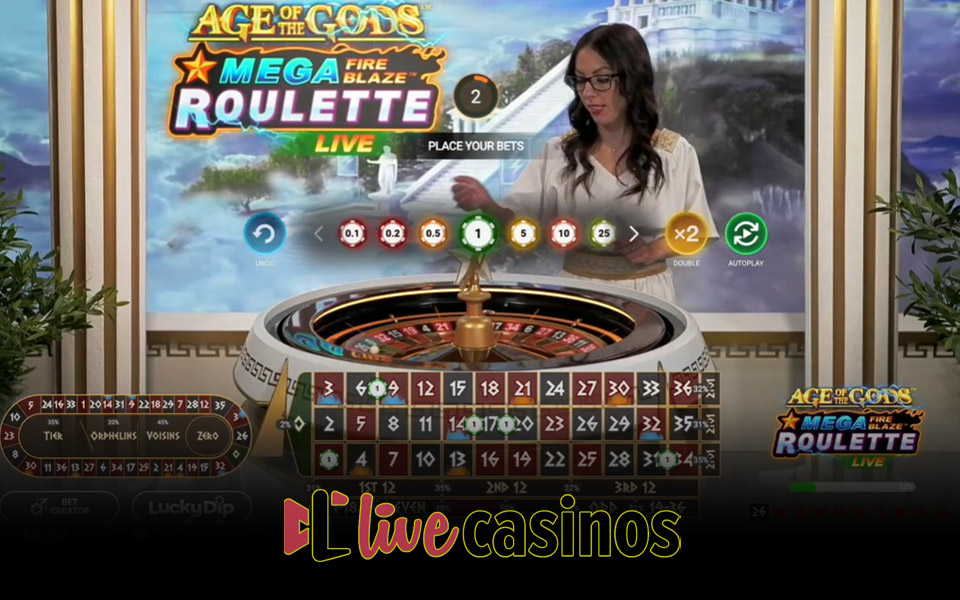 Age of the Gods Mega Fire Blaze Roulette Live Review 2026