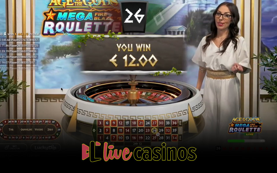 Age of the Gods Mega Fire Blaze Roulette Live Review 2026