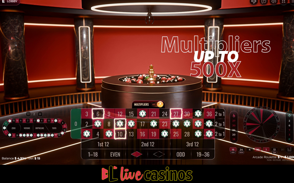 Arcade Roulette Live
