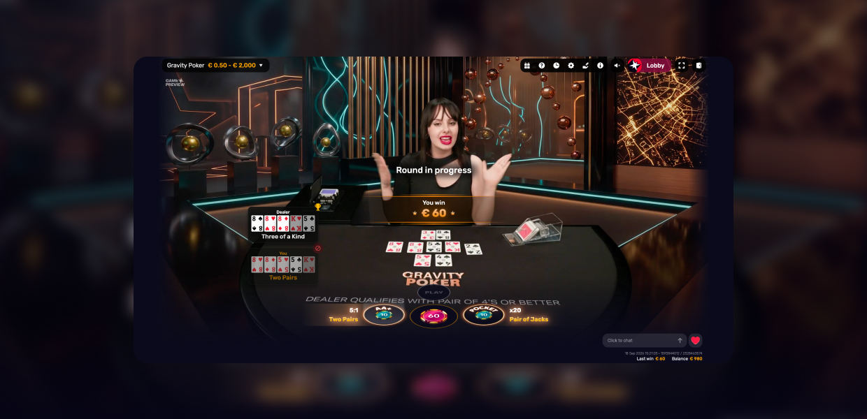 Gravity Poker